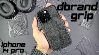 iPhone 14 Pro Dbrand Grip CaseUnboxing & Review with Triple Black Damascus Skin (My Daily Driver!?)