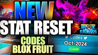 ALL WORKING STAT RESET CODES in Blox Fruits OCTOBER 2024