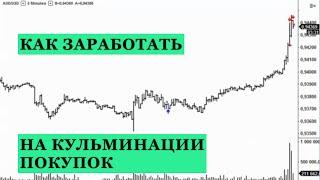 Как заработать на форекс при кульминации покупок