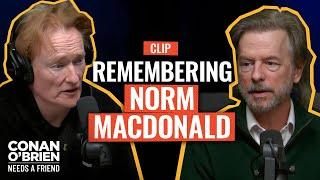 David Spade & Conan Remember Their Friend Norm Macdonald | Conan O'Brien Needs A Friend