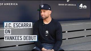 From Uber to Yankee: J.C. Escarra on MLB debut, faith and perseverance | NBC New York