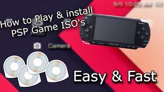 [How To] Install & Play ISO's on your PSP