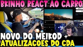 BKINHO REACT O CARRO NOVO DO MEIKOD + NOVAS ATUALIZAÇÕES DO CIDADE ALTA #bkinho #meninasgtarpclips