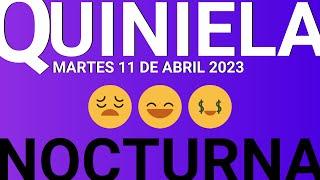 Quiniela Montevideo Nocturna del martes 11 de abril 2023 [URUGUAY]