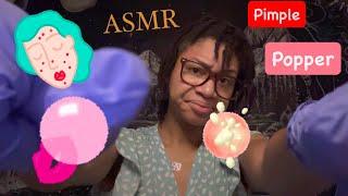 ASMR - Pimple Popping &  Chewing