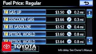 How-To: Premium HDD Navigation with Entune® - Fuel | Toyota