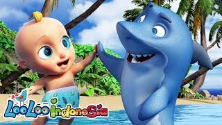 Bayi Hiu | Baby Shark duu duu - Lagu Anak Anak | LooLoo Indonesia