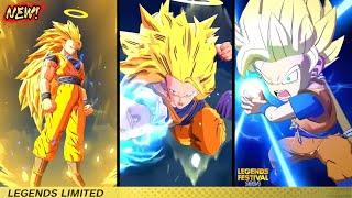 NEW TRANSFORMING LF SSJ3 Goku, SSJ2 Mini Goku, Tamagami 3 & Videl REVEAL & GAMEPLAY| DB Legends