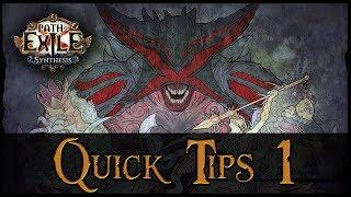 Path of Exile Tips and Tricks - Quick Tips Episode 1