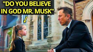 A Little Girl Asks Elon Musk About God – His Response Brings Her To Tears!