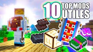 TOP 10 MODS ÚTILES para MINECRAFT 1.12.2 - 1.15.2 - ENCANTAMIENTOS , NETHERITE y MOCHILAS OP