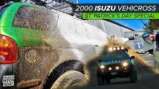 MEAN, GREEN & MUDDY Isuzu VehiCross Gets FOAMED! (St. Patrick's Day Special) | #WASHWEDNESDAY