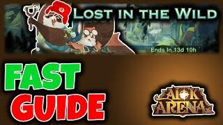 LOST IN THE WILD QUICK GUIDE - New VOYAGE OF WONDERS Walkthrough [AFK ARENA]