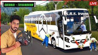 LIVE SRS TRAVELS BUS DRIVING - ETS 2 IN LOGITECH G29 | Sprinter Gaming