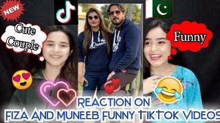 Reaction On Fiza And Muneeb Funny TikTok Videos 