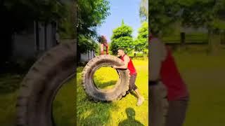 Body Workout With all weightest tyre @DarbhangaWushu  #wushu #mixedmartialarts #trending #mma