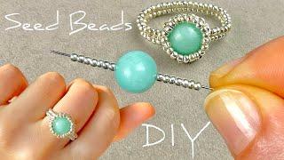 Seed Bead Jewelry Making Tutorials: How to Make Seed Bead Rings | Beads Jewelry Making