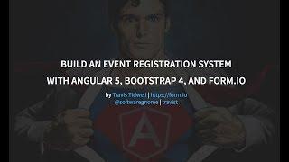 Building an Angular 5 + Bootstrap 4 application