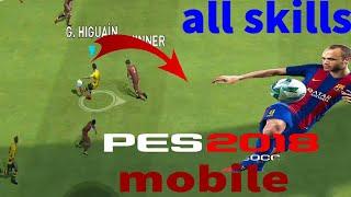 Most effective skills tutorial / pes 18 mobile