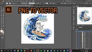 How to Convert A PNG to Vector with Adobe Illustrator