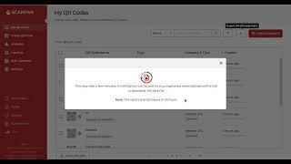 Scanova QR Code Generator | How to Export QR Code Data