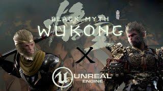 Black Myth Wukong REMAKE in Unreal Engine 5 using Motion Matching | Gameplay Showcase Part 2