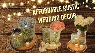 AFFORDABLE RUSTIC WEDDING DECOR