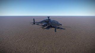 RUST EDIT - Custom Prefab Boeing AH-64 Apache build