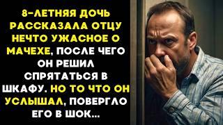 8-ЛЕТНЯЯ дочь РАССКАЗАЛА отцу нечто УЖАСНОЕ о МАЧЕХЕ, после чего ОН СПРЯТАЛСЯ в шкафу, и то что он..