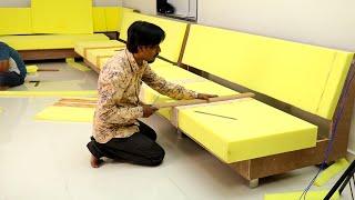 Making Corner Sofa ️ #Fun #DIY #Sofa