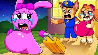 PINK PINKI PREGNANT Ran Away From Home!? - Incredibox Sprunki | Paw Patrol Ultimate Rescue | Rainbow