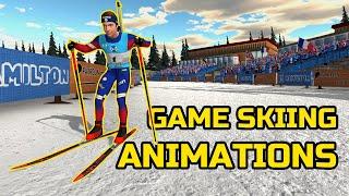 Skiing Animations in NGL Biathlon PC Game