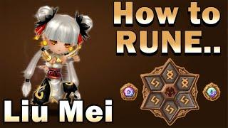 Liu Mei! How To Rune Light Kung Fu Girl? Summoners War