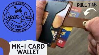 Open Sea Leather Co. MK-1 Card Wallet | EDC Slim Minimalist