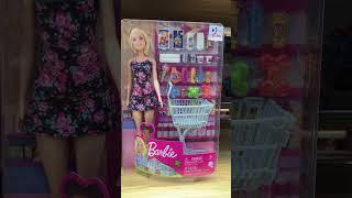 Barbie Supermarket Shopping Cart  #shorts #barbie #doll #shopping #toys #mattel