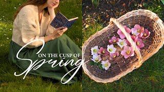 On The Cusp of Spring | Slow spring beginning in the English countryside | Cozy Silent Art Vlog  