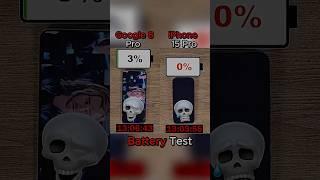 Google Pixel 8 Pro Vs iPhone 15 Pro Battery  Test !!