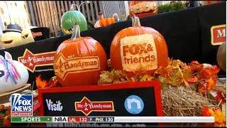 Pumpkin Carving With Power Tools | Mr. Handyman on Fox & Friends 10-26-19