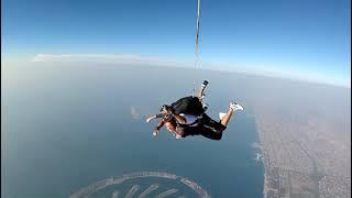 Skydive Dubai прыжок с парашютом