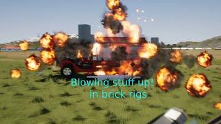 Testing the strongest vehicles in Brick Rigs  w/Paynur