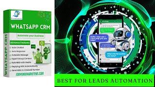 Whatsapp CRM For Leads Automation || Maximize Your Sales with WhatsApp CRM Software 