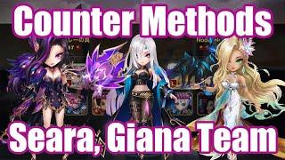 Introduction of Counter Methods against for Seara, Giana, Shizuka, Zibara Team【Summoners War RTA】