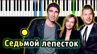 Hi-Fi - Седьмой лепесток | Piano_Tutorial | Разбор | КАРАОКЕ | НОТЫ + MIDI