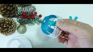 diy Hanging Christmas tree ornaments