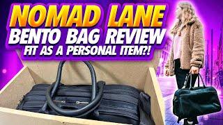 NOMAD LANE BENTO BAG V4 REVIEW: Best Personal item bag?!