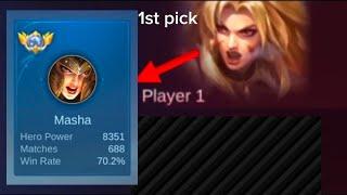 I Finally Faced Top Global Masha! | Mobile Legends!