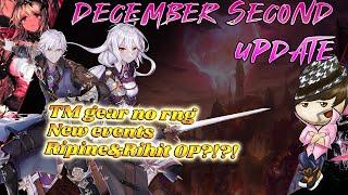 [King's Raid] December second update - First look Ripine & Rihit