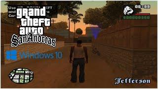 GTA SAN ANDREAS FOR WINDOWS 10 WITH SAMP ADDON