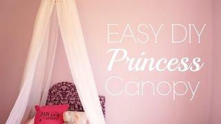 Easy DIY Princess Canopy | Kids Bed Canopy | No Sew