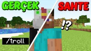 MİNECRAFT SUNUCUMDA ARKADAŞLARI TROLLEDİM!